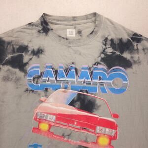 GM Camaro Crew Neck Short Sleeve Graphic T Shirt Mens Size Medium M Tie Dye